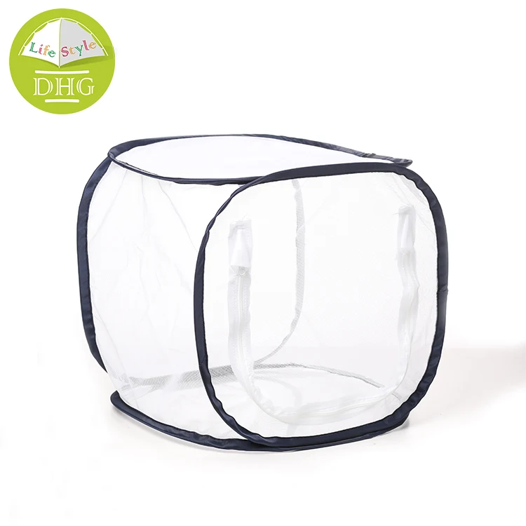 

Wholesale Pop-Up Butterfly House Mesh Insect Cage, White, green, black