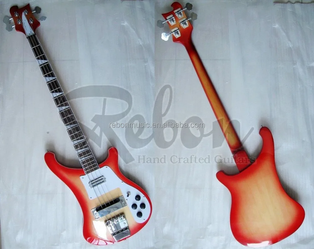 

Weifang Rebon 4 string ricken electric bass guitar in good quality