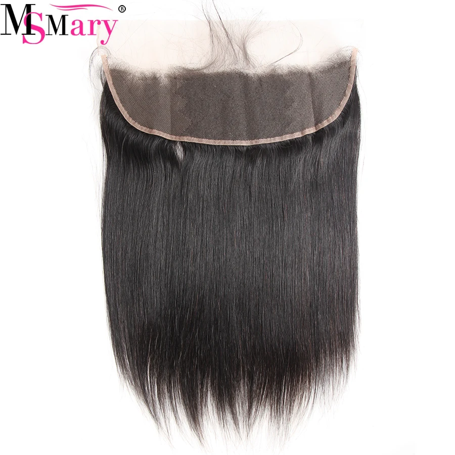 

Wholesale Human Hair Lace Frontal Closure Brazilian Virgin Hair 13x4 Lace Frontal With Baby Hair, Natural color #1b