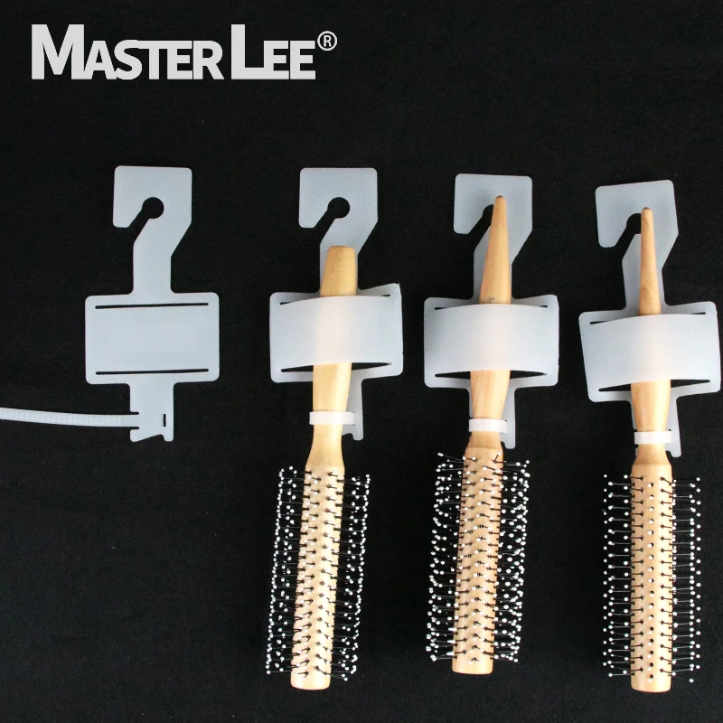 

Masterlee packaging pvc wave brush snake hook wooden brush round brush with logo