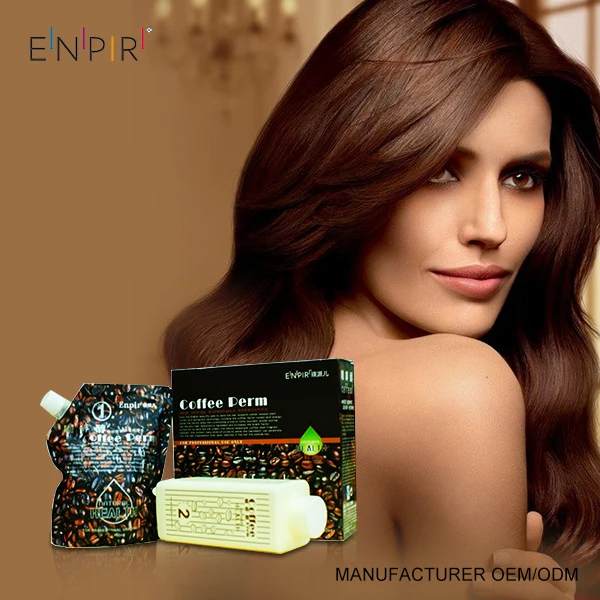 Coffee Herbal Extracts Professional Permanent Curly Perm Hair Perm