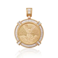 

33066 xuping Fashion Copper alloy 18k gold plated coin pendant