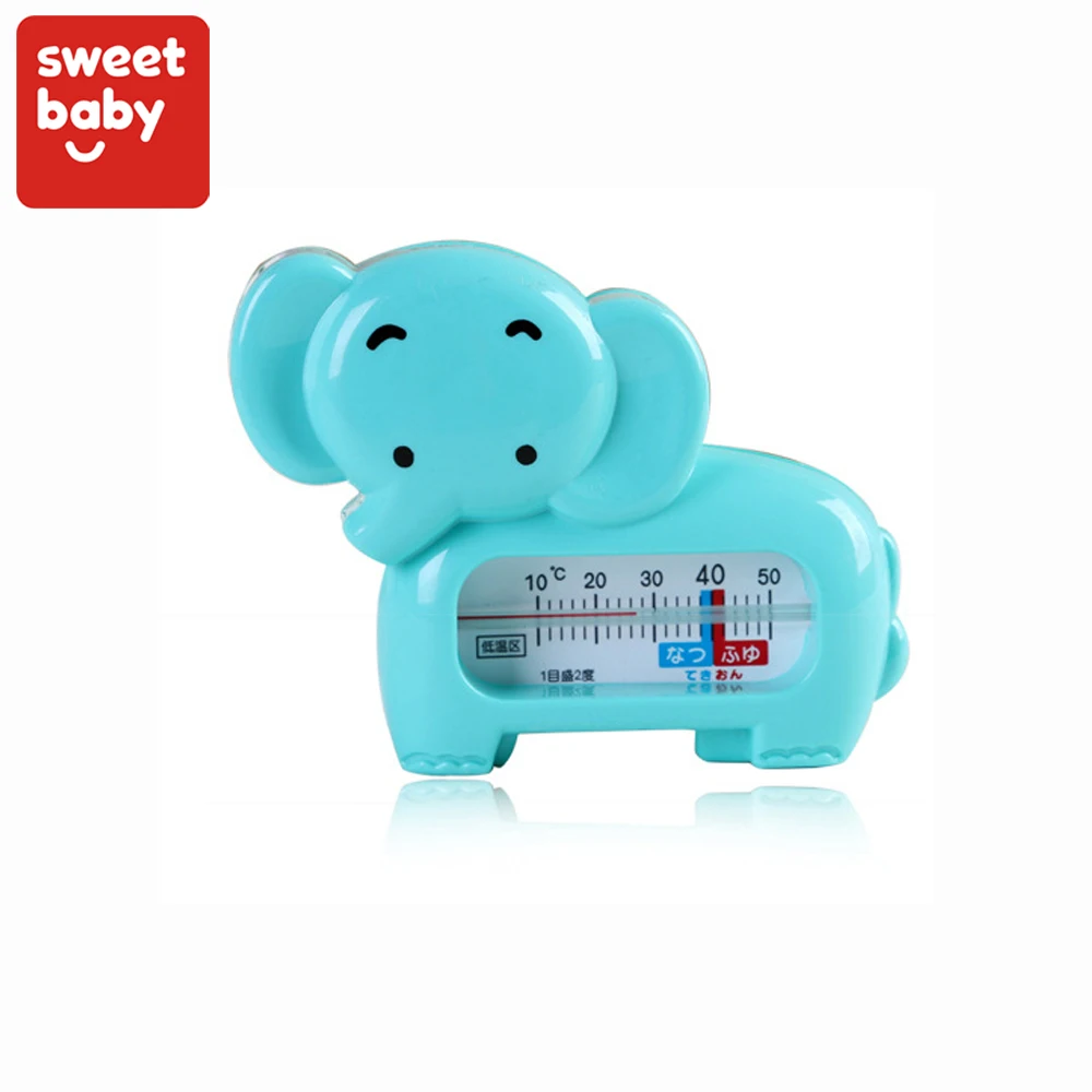 Elephant Shape Jesse Infant Bathing Thermometer and Safety Bathtub Temperature 