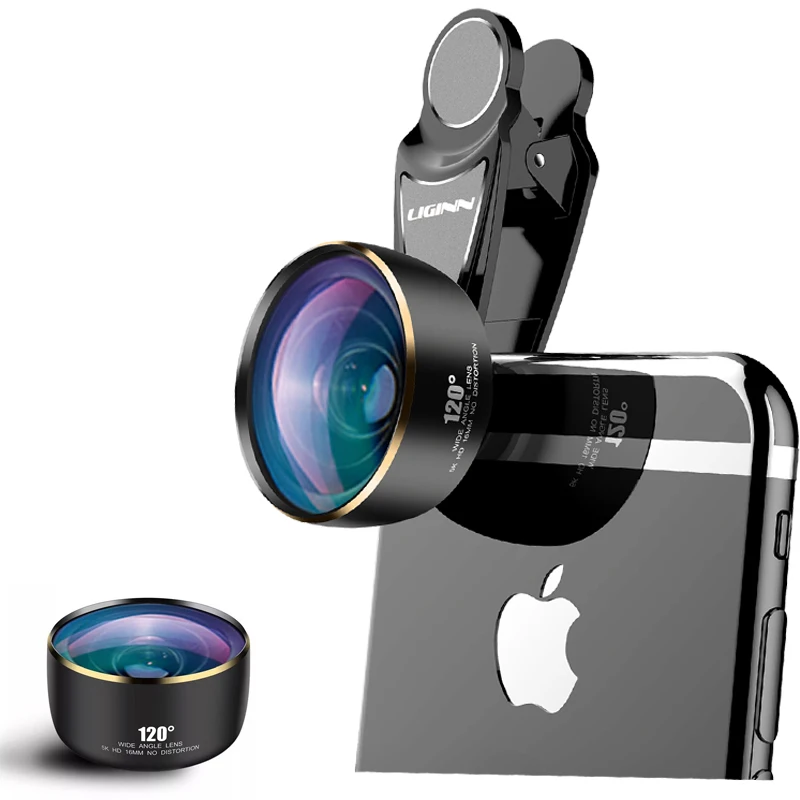 

LIGINN L-8120 PRO SERIES DISTORTIONLESS HD WIDE ANGLE LENS FOR MOBILE PHONE, Black