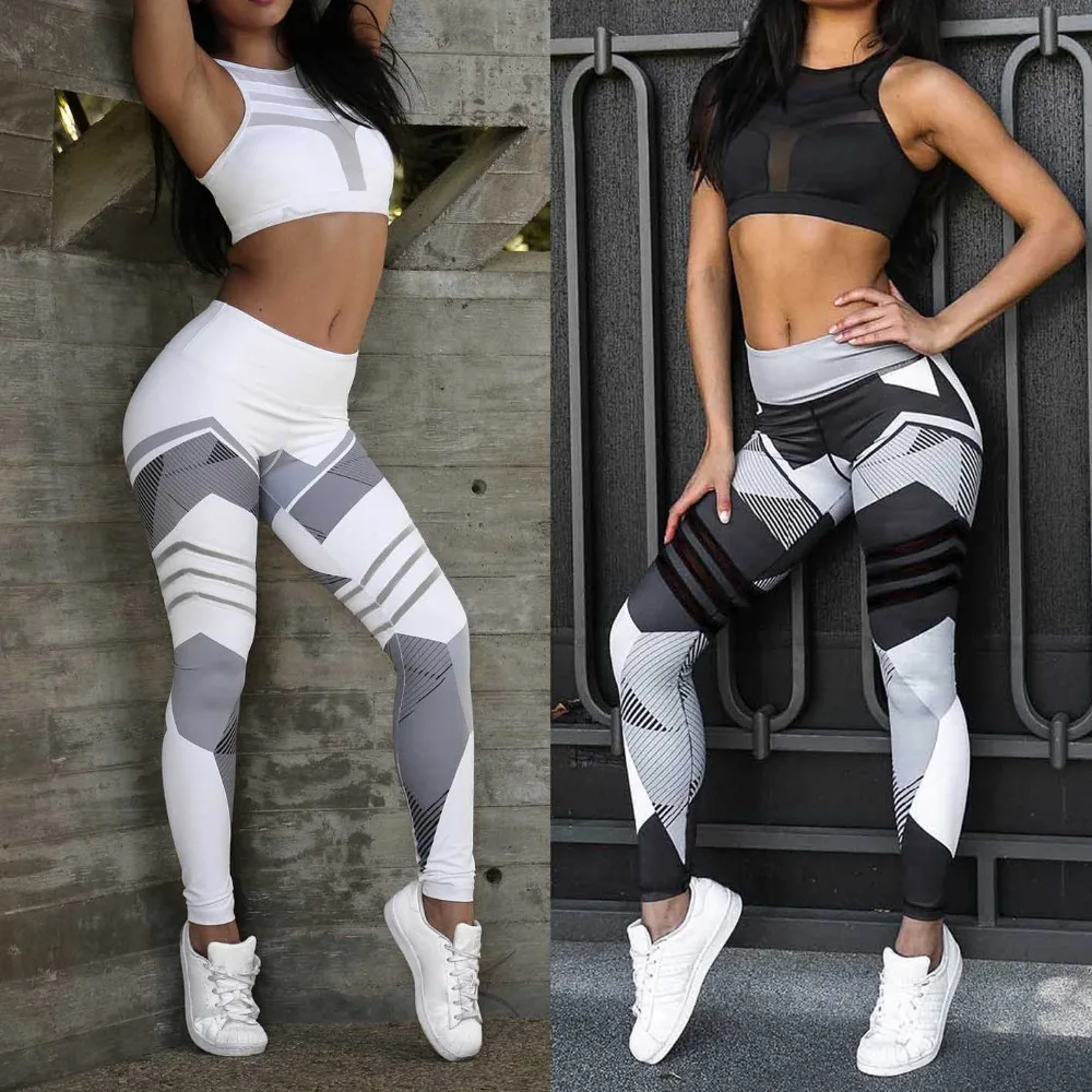 

Nadanbao brand Wholesale hot selling sport fitness workout high waist yoga leggings for women 3D Vector Printed Stylish Leggings, N/a