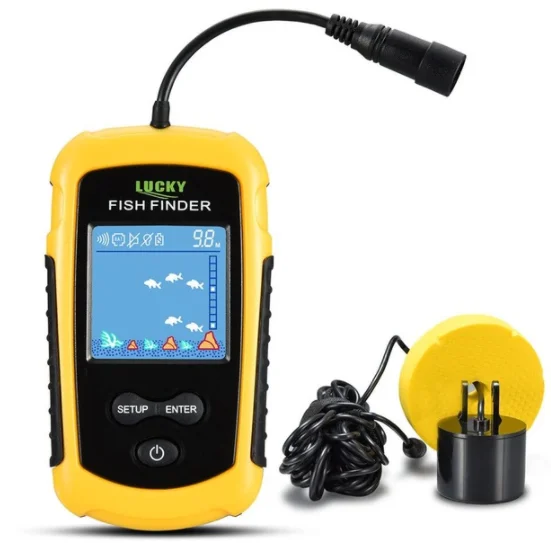 

Hot Sale Alarm 100M Portable Sonar LCD Fish Finders Fishing lure Echo Sounder Fishing Finder, As pic
