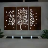 Rusty Red Corten-A Metal Decorative Leaf Window Screen