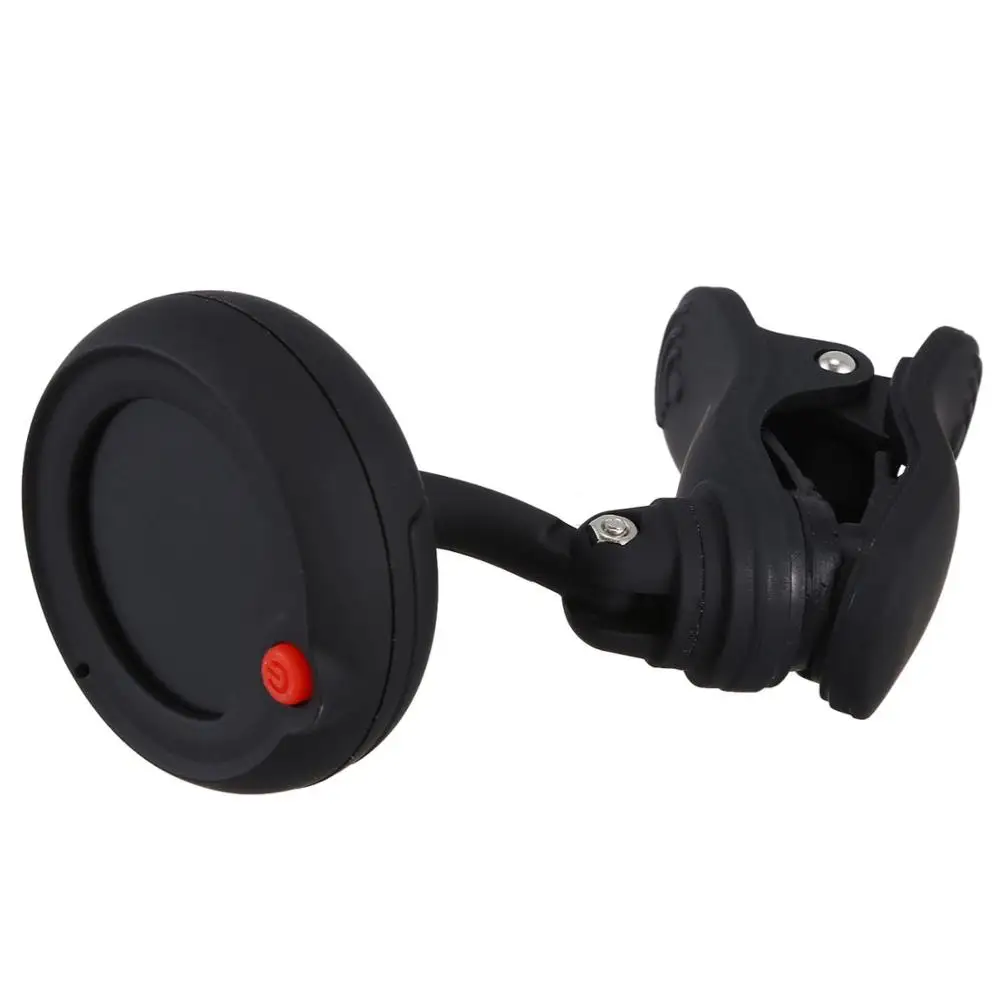 

EMT-300 Guitar Part Round Design Tuner for Guitar Bass Violin Ukulele, Black/red/blue