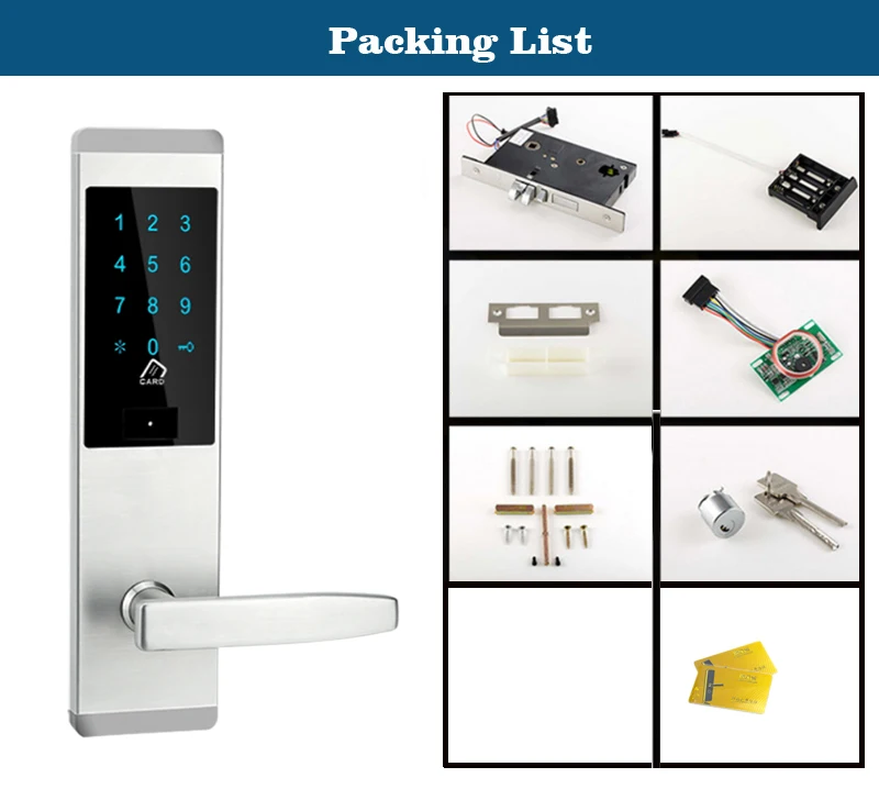 Best Electronic Front Digital Door Lock With Stainless Steel Case Buy