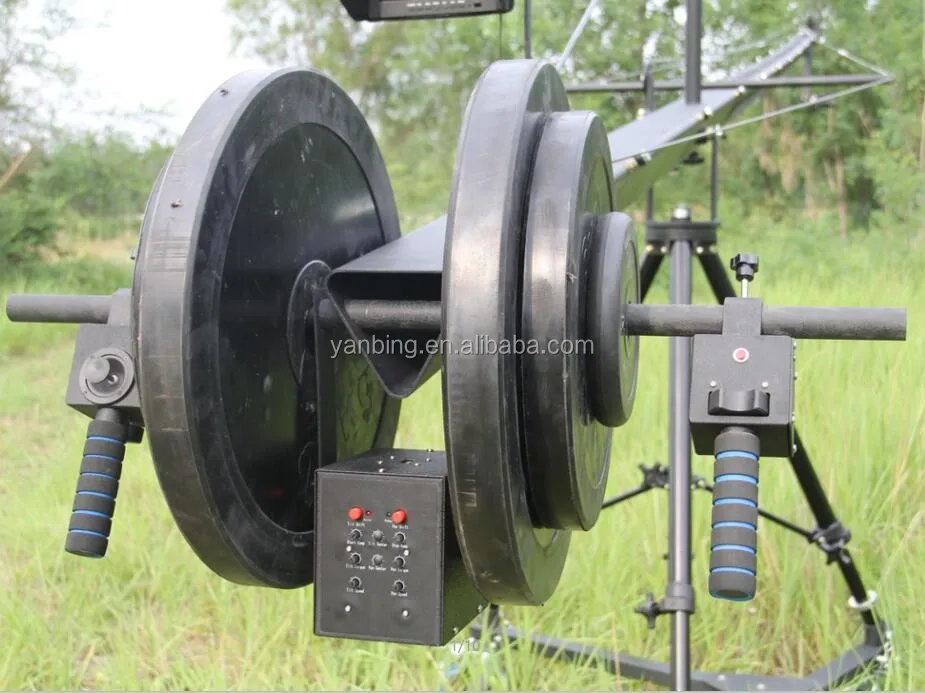 Professional Video Shooting Triangle Jimmy Jib Video Camera Crane With U Motorized Dutch Head