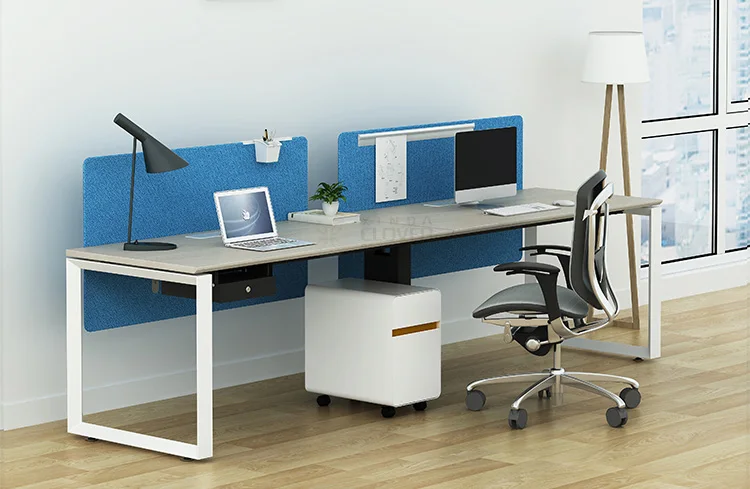 Sld Modern Style Extra Large Work Surface Two Person Workstation
