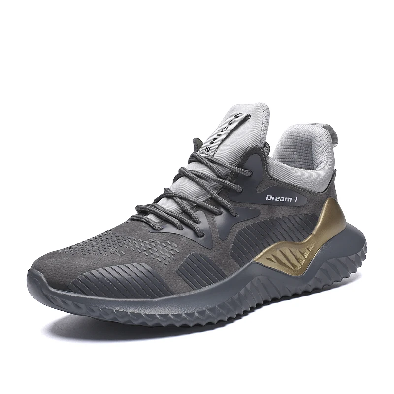 

2019 Latest China Factory Zapatillas de Deporte China al por Mayor Men Running Sports Shoes, Black;gray