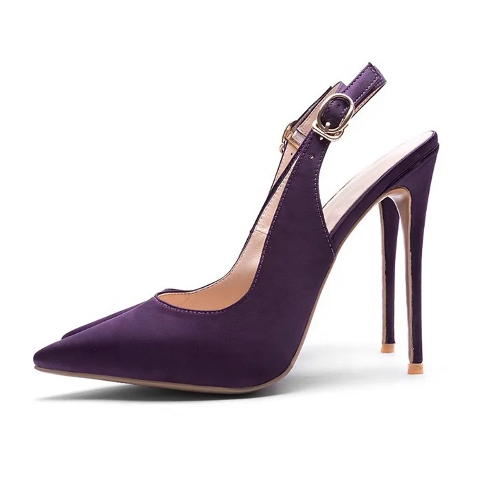 Comfortable Design Wholesale Women's Pointed Toe Stiletto High Heel Satin Wedding Dress Pumps.jpg