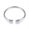 Onier Wholesale woman wewelry love bracelets jewelry promotional custom gemstone cuff bangle for couple