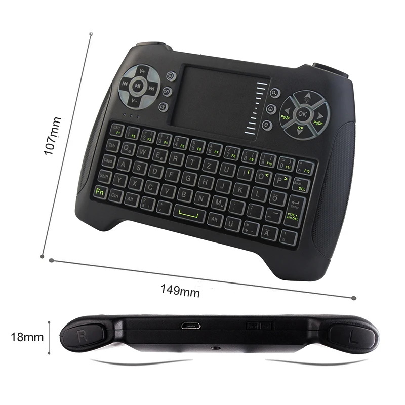 mini keyboard wireless 9