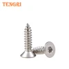 Hot sale A2 70 304 Stainless Steel Inner hexagon Countersunk Head self - tapping screw