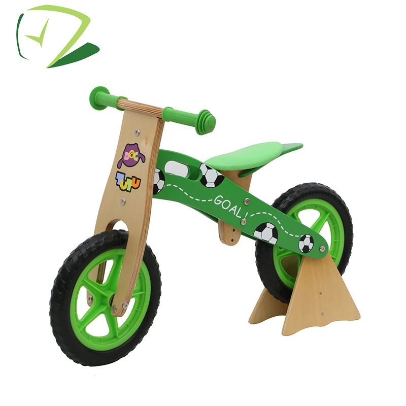 
Non-toxic paint cheap two wheel toddler wooden balance bicycle for training balance 