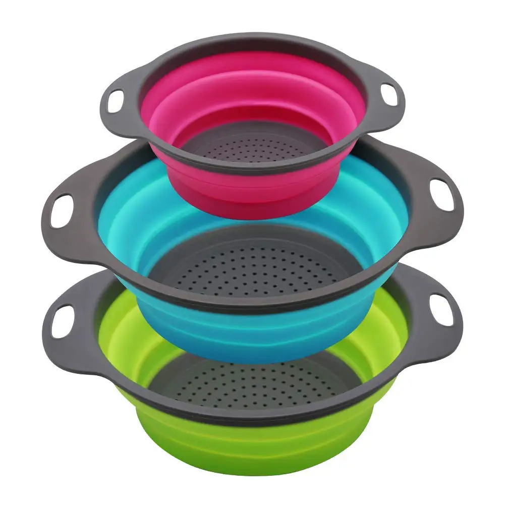 oxo good grips silicone collapsible colander