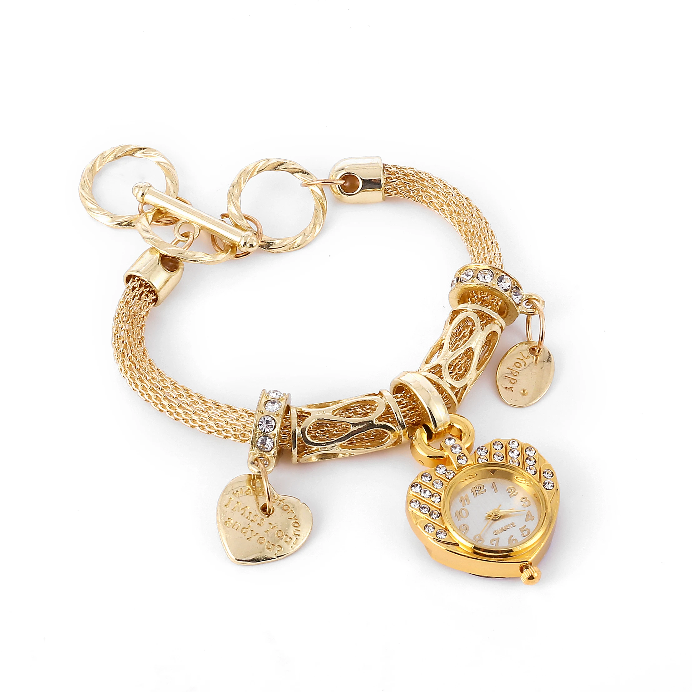 

Heart-shaped Women Fashion Hot Selling Casual Watch Cool Minimalist Diamond Watch Women Bracelet Quartz Wristwatch, Sliver,rose gold,gold