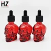 15ml 30ml skull shape glass dropper bottle