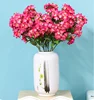 Multi color Decorative Sakura Cherry Blossom Branches Trees Pink White Silk Artificial flower arranging accessories