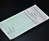 Restaurant booklet one part Guest Checks with top guest receipt