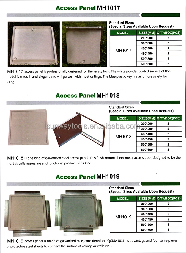 China Spring Loaded Access Panel China Spring Loaded Access Panel