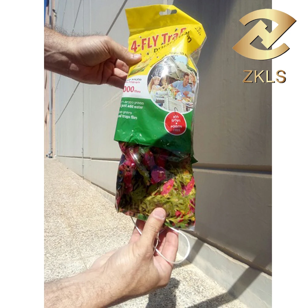 
Disposable fly trap hanging bag poison free effective 