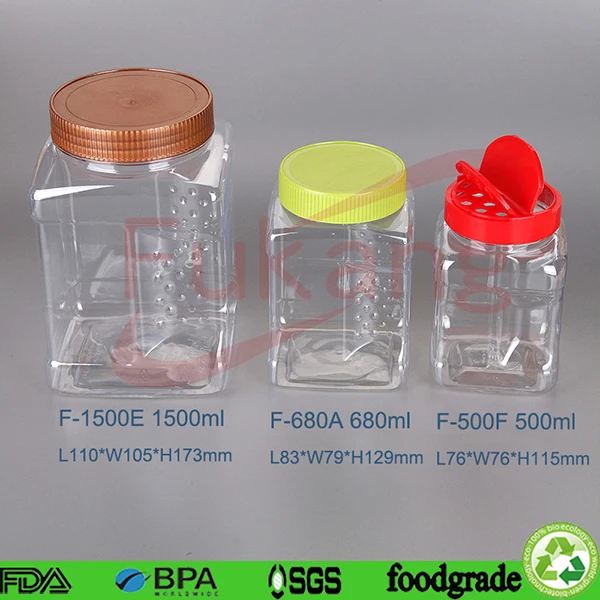 500ml 600ml 750ml FDA Food Grade Clear Plastic Food Storage Candy