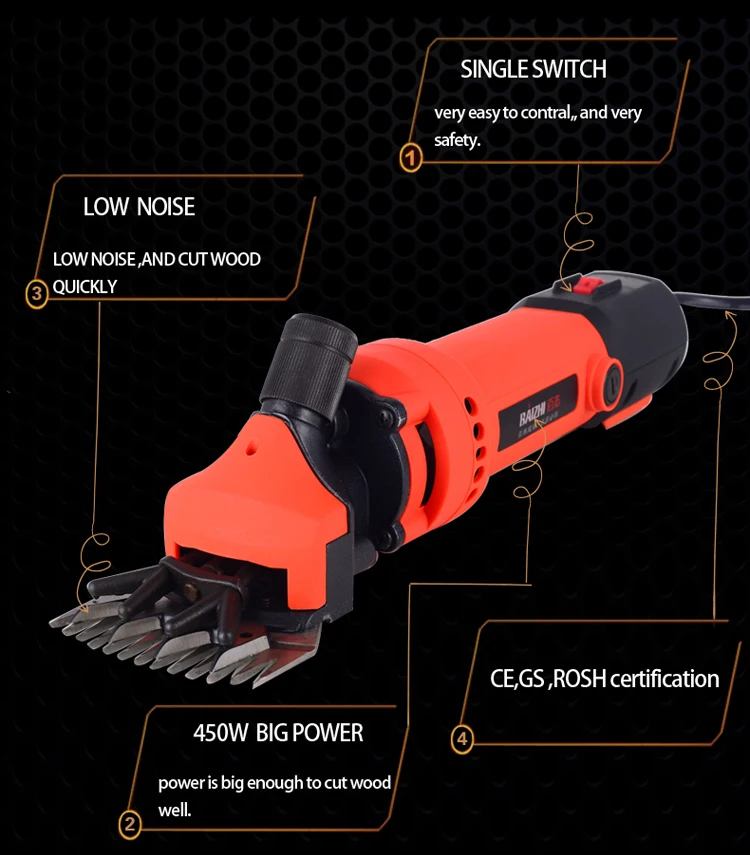 Máquina De Esquilar Ovejas Cortadora De Pelo Para Ovejas Eléctrica