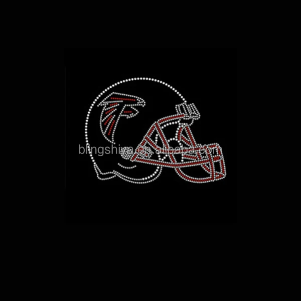 Love Falcons Football rhinestone