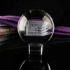 Personalized 60mm 70mm 80mm 3D Laser Engraving Glass Sphere Crystal Ball Decoration Gifts