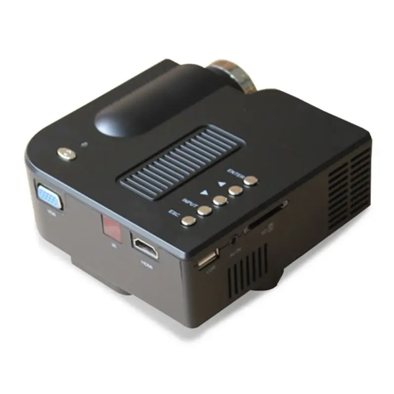 
Best Quality HD1080P Mini LED Portable Pocket Projector UC28+ 