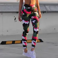 

DropshipNew Casual Women Camo Trousers Long Camouflage Printed Stretchy Legging Pants Military Army Combat Leggings