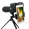 GOMU 20-60X60 SE Zoom Focus Monocular W/ Tripod + Adapter Telescope Spotting Scope