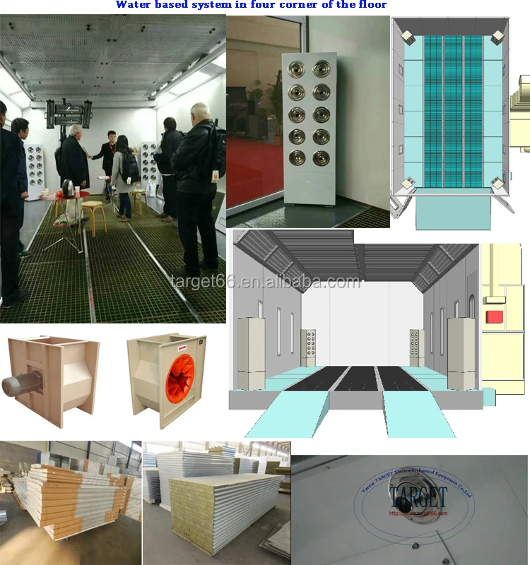 Spray Booth Car Paint Booth/paint Baking Booth/used Car Spray Booth For