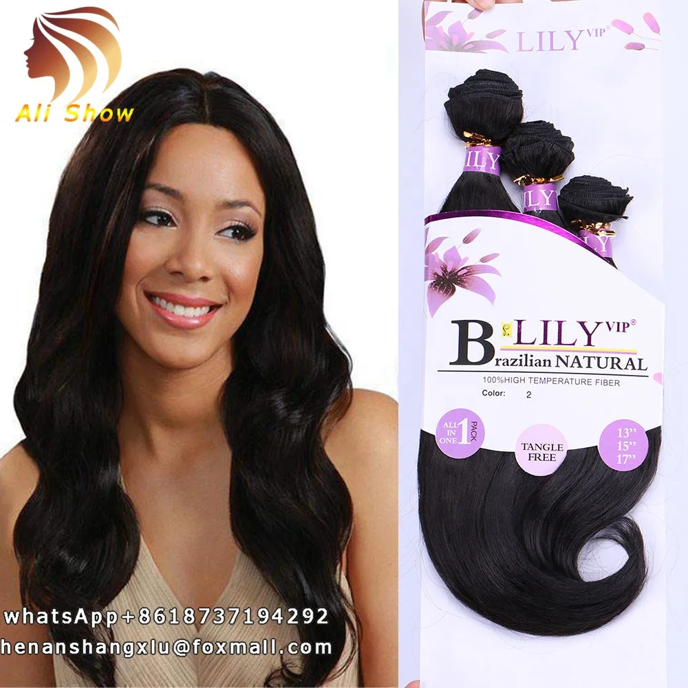 

Cheap Natural Synthetic Hair Weave 3bundles Body Wave Vs Loose Wave for Weaving