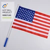 China factory popular printing american shine usa hand flag