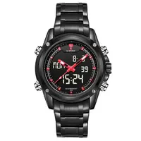 

Hot sale NAVIFORCE 9050 Fashionable LCD Display Digital Quartz Analog Watches Men Waterproof Sport Watch
