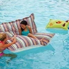 Water resistant floating lounger fabric bean bag cover swimming pool floats