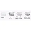 organizer rack white coffee color wire storage baskets
