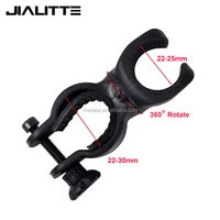 

Jialitte B011 Flashlight Holder,Torch Clip Mount Bicycle Front Light Bracket Flashlight Holder 360 Rotation