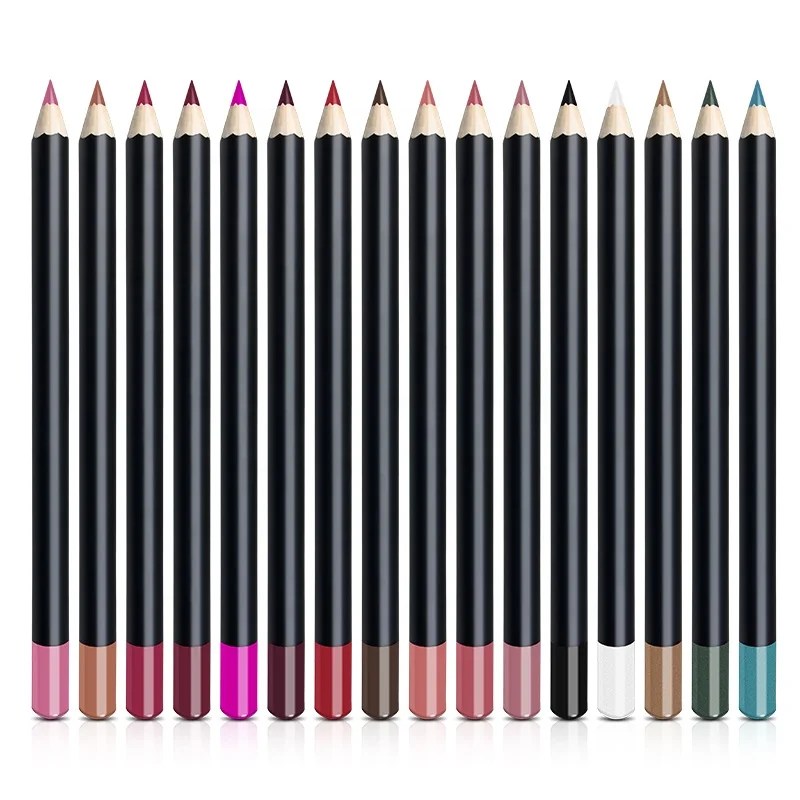

high pigment private label lip liner your own brand longlasting lip liner pencil