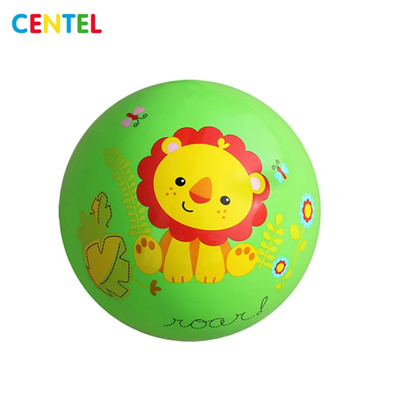 
Mattel/BSCI approved factories custom logo baby toy plastic ball kids pvc inflatable bouncing ball 