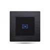 FIKO Wall 86 dark mounted computer cable panel SC fiber socket computer network fiber socket black aluminum wire drawing