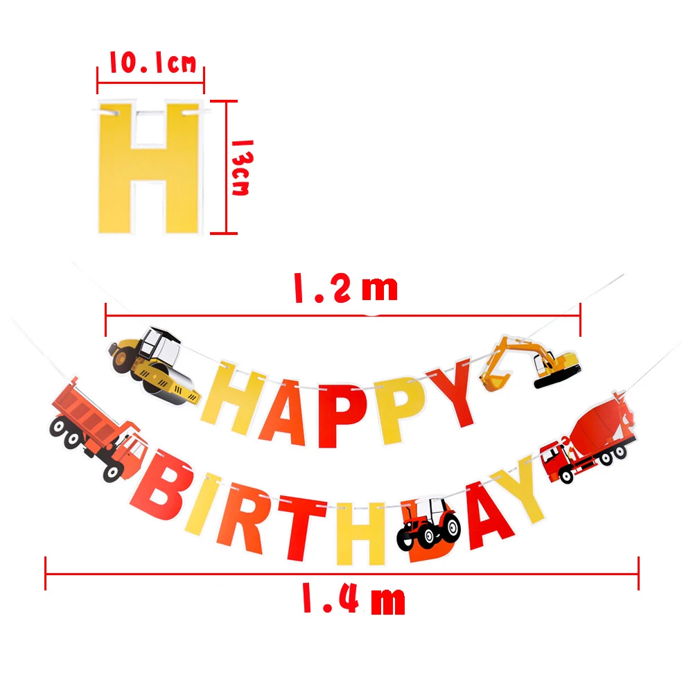 Banniere D Anniversaire A Theme Camion D Ingenierie Avec Pelle Decoration Pour Anniversaire Fournitures De Fete Pour Bebes Enfants En Bas Age Buy Construction A Theme Joyeux Anniversaire Banniere Joyeux Anniversaire Decorations Joyeux Anniversaire