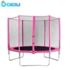CE approved gymnastic cheap 8ft trampoline for kids in park with safty net