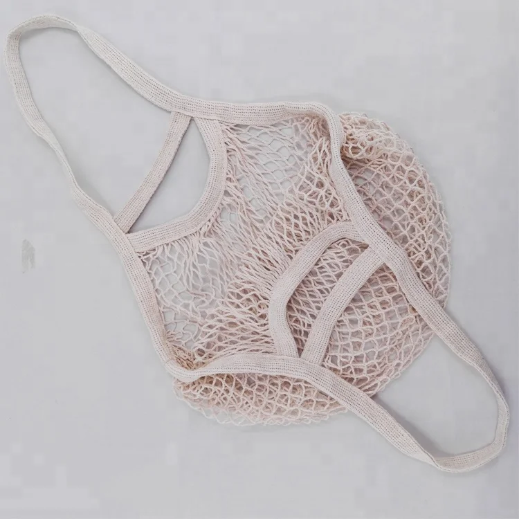 cotton mesh handbag-5