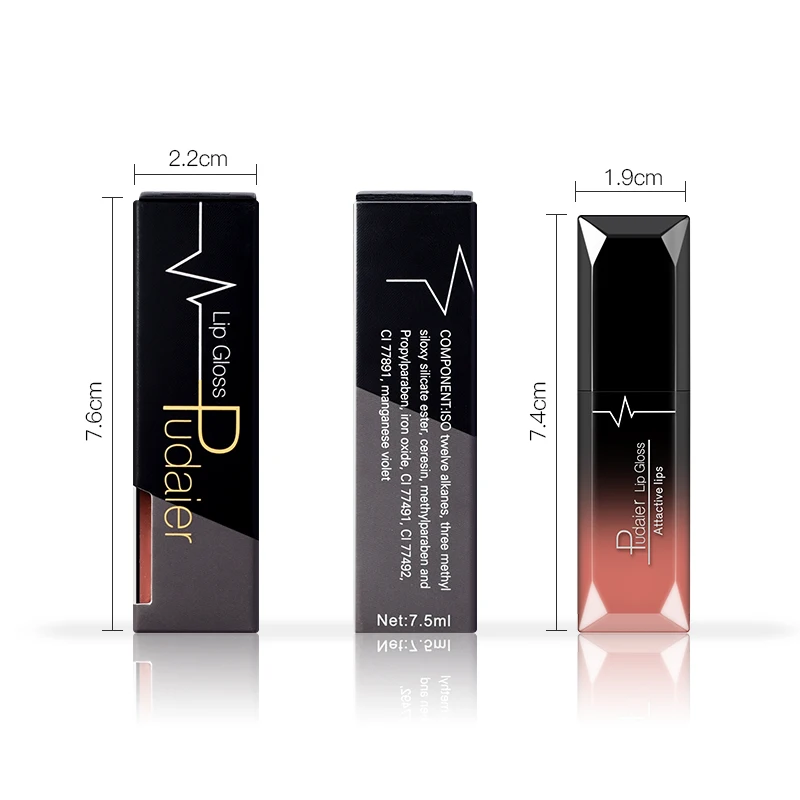 

Wholesale Custom Matte Liquid Lipstick Private Label Lipgloss, 21cololrs