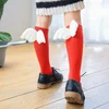 PHB50021 back wing design fashion cute baby kids children stocking legs